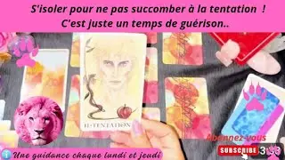 #28 🌞🦁 TIRAGE EN &Eacute;TOILE + PO&Egrave;ME R&Ucirc;MI. S'isoler pour ne pas succomber &agrave; la tentation ! 