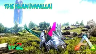 ARK THE ISLAND (VANILLA): Domando um Trike #2