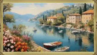 Sunlit River Pathway / Painting for TV / 2Hours / Screensaver for Frame TV