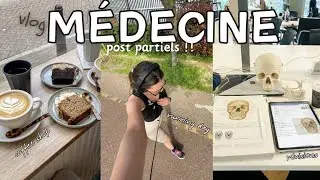 VLOG POST PARTIEL de médecine 🩺 (organisation, coffee shop & running)