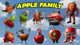 Вся семья Apple. Итальянские животные-гнилостые крадут мем-песню.