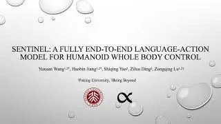 SENTINEL: A Fully End-to-End Language-Action Model for Humanoid Whole Body Control