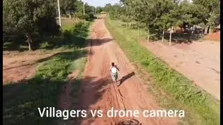 Fear Of Drones: See How The Rural People Reacted in On The Sight Of A Drone.