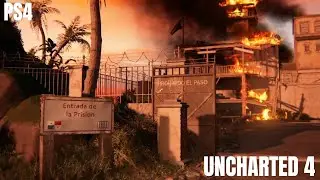 PS4 Uncharted 4 Escaping sam from prison Best mission in this game 1080p