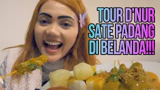 NUR GEMILANG MAKAN BAKSO DAN SATE PADANG DI BELANDA. TOUR D'NUR P3