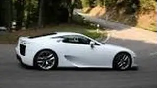 Lexus LFA Huge Power Slide nice V10 SOUND !!!!