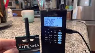 Added an 800 Tuned Port Whistler Antenna to my TRX1 Scanner