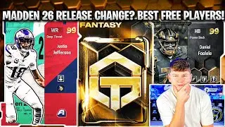 MADDEN 26 RELEASE DATE CHANGE? BEST FREE GOLDEN TICKET AND FAN APPRECIATION CHAMP TO PICK!