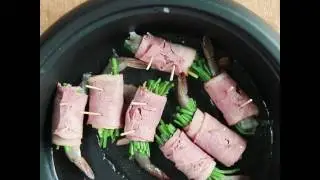 【水蓮培根鮮蝦捲】White water snowflake & bacon roll