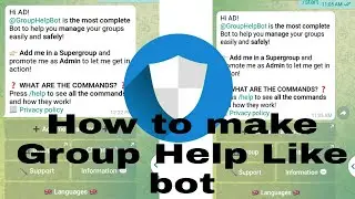 HOW TO MAKE GROUP HELP LIKE BOT | HOW TO CREATE GROUP HELP LIKE BOT | HOW TO CLONE GROUP HELP BOT