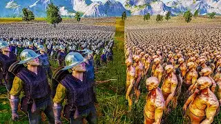 NAJWIĘKSZA BITWA! MILION ZOMBIE vs ARMIA 500.000 RYCERZY - ULTIMATE EPIC BATTLE SIMULATOR 2