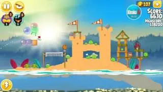 Angry Birds Seasons 1-10 Summer Camp (3 Stars)