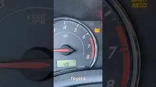 Toyota Corolla: How to Reset the Maintenance Required Light