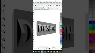😱🙀CorelDRAW 3D Shadow Text Effect | Stylish Typography Design Idea 2025 🔥