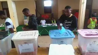 IEBC SUPERVISING THE ELECTIONS AT MUKURWEINI TTI,,,@mtti #romnex #elections