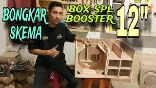SKEMA BOX SPEALER MODEL SPL BOOSTER MINIATUR 12 INCH BALAP