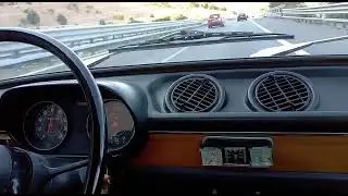 la 127 gialla in autostrada