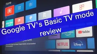Basic TV mode review on TCL C745 2023 TV