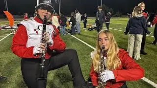 Community performance!!!!! Cherokee high school marching band blackbird set free
