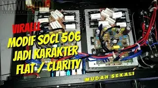 MERUBAH SOCL 506 MENJADI KARAKTER FLAT / CLARITY