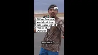 El Paso Panthers youth track team sets record with 14 medals at Jr. Olympics