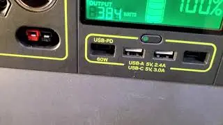 Yeti 3000 Goal Zero With Sears Kenmore A/C 4000 BTU.