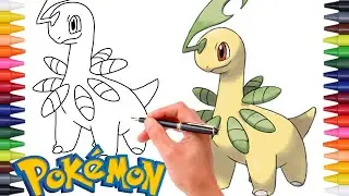 Comment Dessiner LE POK&Eacute;MON MACRONIUM (Bayleef) FACILEMENT ! #153 | G&Eacute;N&Eacute;RATION 2