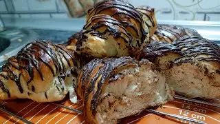 A Croissant Like Bun,Булочка, Похожая На Круассан #delicious #cooking #food