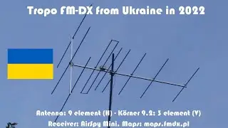 Tropo FM-DX from Ukraine in 2022
