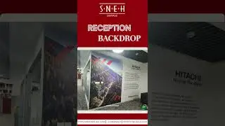 Customized Reception Backdrops Delivered for India&rsquo;s Leading Brands!  #snehsignage