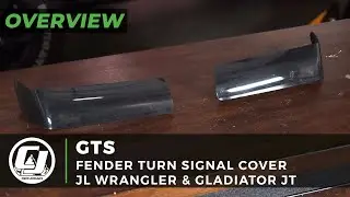 2018-2020 Jeep JL or Gladiator | GTS Smoked Fender Turn Signal Cover