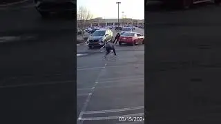 Unexpected Hero Saves Elderly Woman in Parking Lot | CCTV Footage