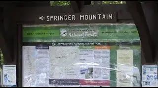 Hiking the Appalachian Trail. Springer Mountain to Stover Creek. Afternoon of day 1.