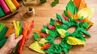 Manualidades con papel crepe | COMO HACER UN DISFRAZ SENCILLO CON RECICLAJE