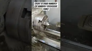 Set Lathe Tool Height With Needle and Clay #machining #lathe