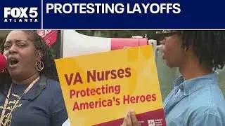 Nurses protest over VA hospital layoffs | FOX 5 News