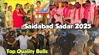 Saidabad Sadar 2025 live | Top Quality murrah bulls | jaffarabadi & singaal buffaloes yadav festival