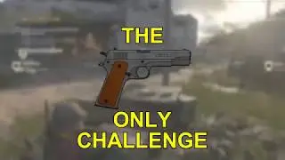 Just Playin' - COD WW2:  Pistol Only Challenge (FAIL?)