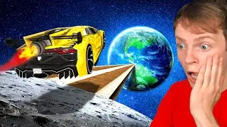 Прыжки по лунной рампе на самой быстрой в мире машине (GTA 5)