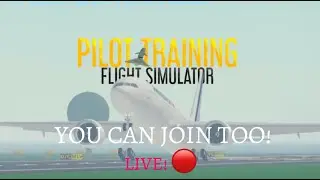 PTFS LIVE 🔴 Planespotting in PTFS | You can Join too!