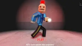 SIREN COP'S PRISON! SCARY OBBY roblox Gameplay Walkthrough No Death 4K