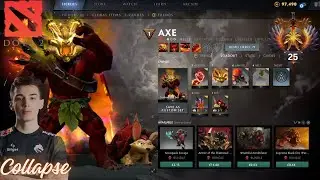 Collapse -  Axe Offlane - MMR r 25 Gameplay