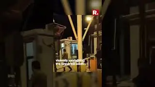 VVIP Arrogance Caught On Camera: MNS Workers Vandalise Sinnar Toll & Attack Staff