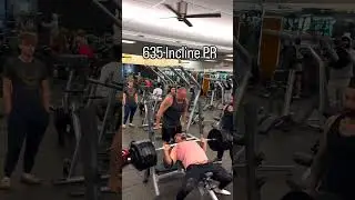 ATTACK! 635 Incline Bench Press Record &mdash; the Gym stood still for this