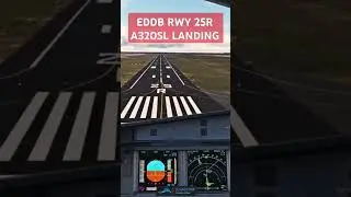 Nail Your A320 Landing at EDDB RWY25R!