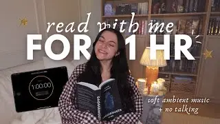 read with me for 1 hour ⏰🌟 body doubling, no talking, ambient music, no mid-roll ads