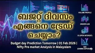 Budget day Prediction Tomorrow | 01 Feb 2026 | Nifty Pre market Analysis in Malayalam