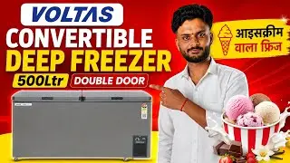 🍦आइसक्रीम के लिए Best Deep Freezer🧊 || Voltas 500Ltr Deep Freezer Review👍
