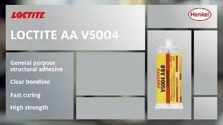 How to use LOCTITE AA V5004 - 2-part clear bondline structural bonder