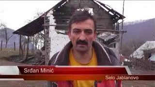 Prilog TVSUN MNE : Izgorjela kuća Minića u Jablanovu